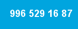 996 529 16 87 996 529 16 87